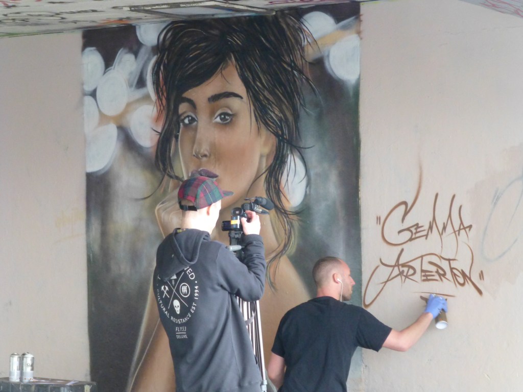 Gemma Arterton in London Southbank by Mr Shiz