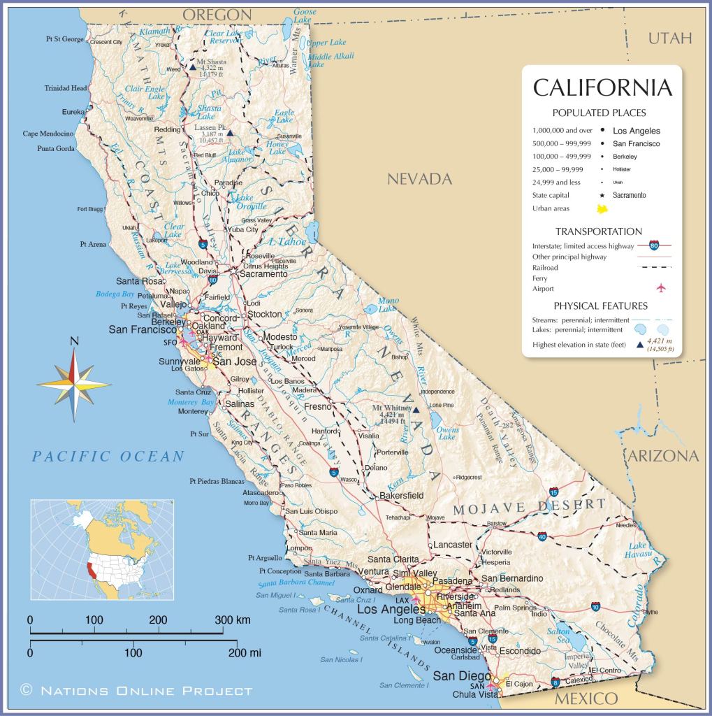 Map of California