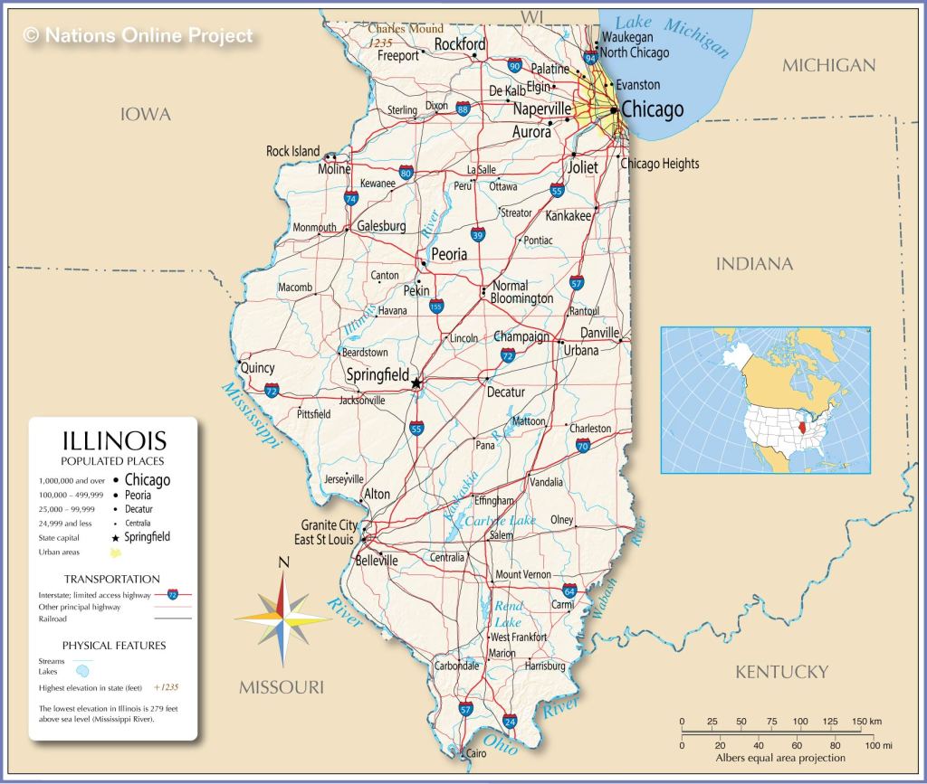 Map of Illinois